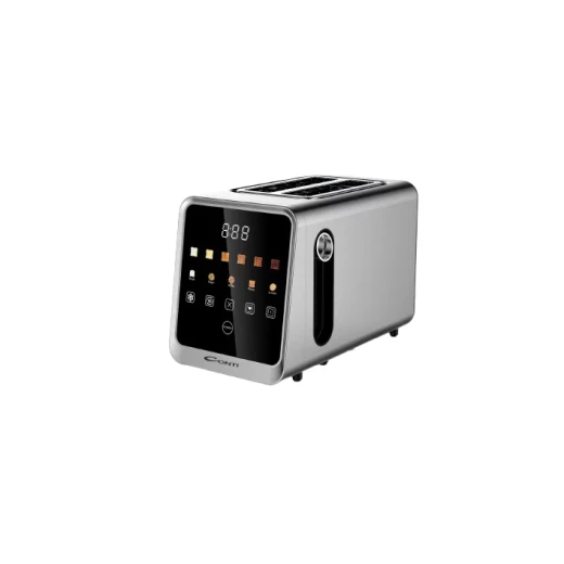 CONTI 2 Slice Toaster 850W Black Stainless Steel Modern Kitchen Appliance with Wide Slots for Bread and Bagels CONTI 2 Slice Toaster 850W Black Stainless Steel Modern Kitchen Appliance with Wide Slots for Bread and Bagels